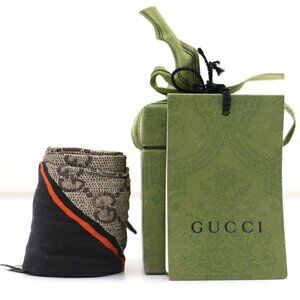 GUCCI Twill Monogram GG Bees Twill Neck Bow Scarf (CSC039343)